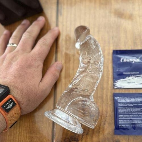 6-7-inch-body-safe-transparent-tpe-dildo-in-pakistan