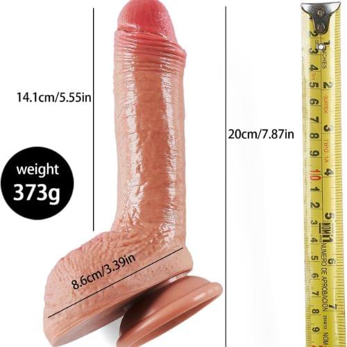 7-8-inch-dual-layer-silicone-suction-dildo-in-pakistan