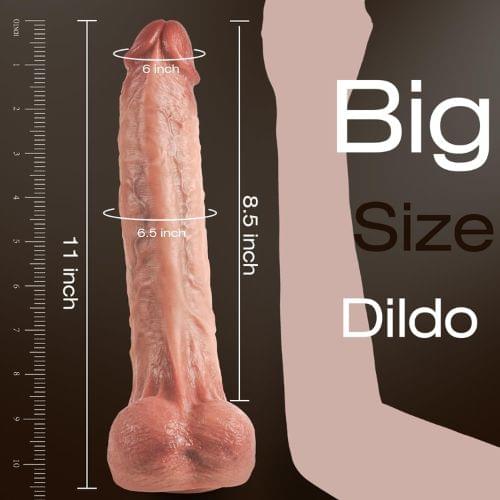 luxury-11-inch-realistic-silicone-suction-base-dildo-in-pakistan