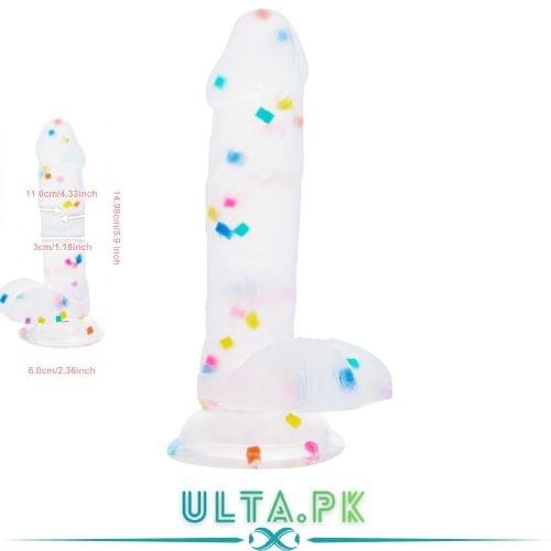 Original 5.9 Inch Clear Silicone Dildo Online Pakistan
