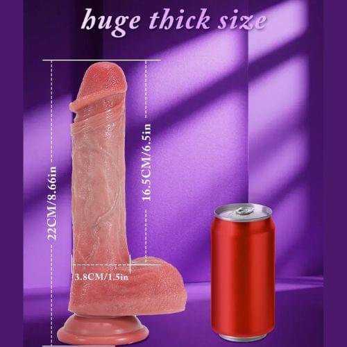 Premium 8 Inch Silicone G Spot Vibrator Dildo In Pakistan