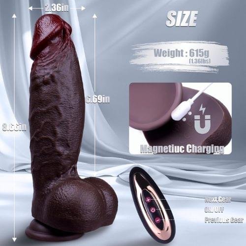 8-66-inch-vibrating-realistic-black-thick-silicone-dildo