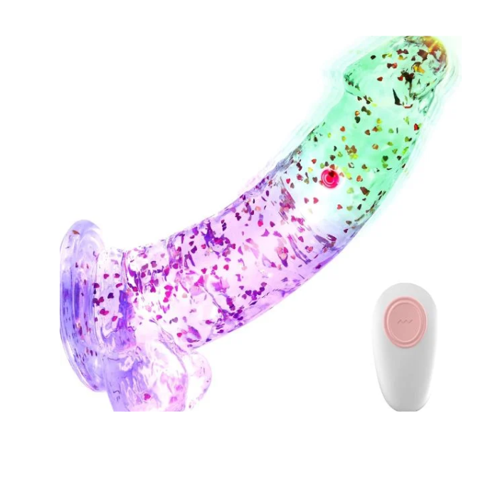 8.9 Inch Realistic Vibrating Soft Dildo