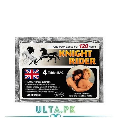 Knight Rider 4 Herbal Mens Wellness Tablets