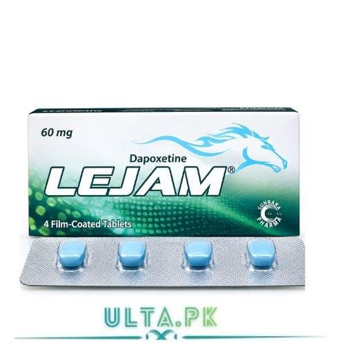 LEJAM Dapoxetine 60mg Film Coated Tablets